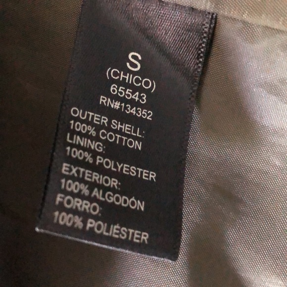 Ambiance Green Utility Cargo Adirondack Jacket Sz S - Picture 11 of 16